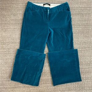 Body by Victoria velvet trousers Size 6 Teal